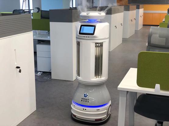 擎朗消毒机器人助力各行业智慧消杀